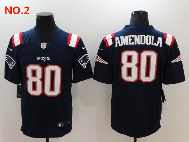 Men's New England Patriots #80 Danny Amendola Jersey NO.2;